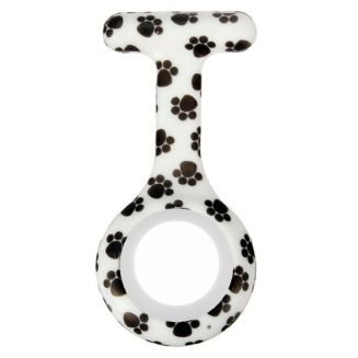 Fako® - Verpleegstershorloge - Siliconen Hoesje Print - Pootjes