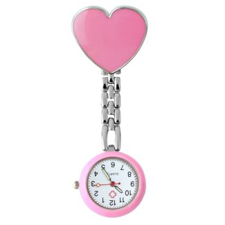 Fako - Verpleegstershorloge - Hart - Roze