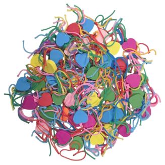 Fako Bijoux - Hartje Mix Geluksbrenger - Gelukshanger - Lucky Heart - Gelukspoppetjes - Hout - Mix - 50 Stuks