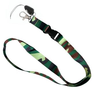 Merkloos - Keycord Print - Lanyard - Sleutelkoord - Badgehouder - 51cm - 20mm - Camouflage