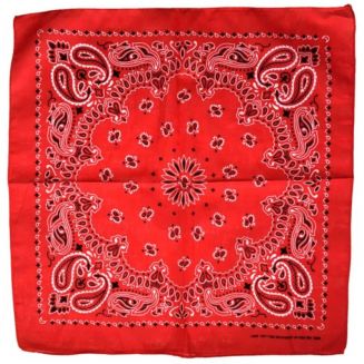 Merkloos - Boerenzakdoek Rood - Bandana Rood - Zakdoek Rood - 5 Stuks