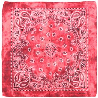 Fako Fashion® - Paisley Bandana - Tie Dye - Acid Wash - Rood