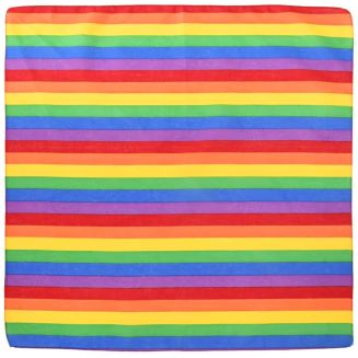 Fako Fashion® - Bandana - Regenboog Gestreept - Rainbow