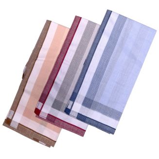 Fako Fashion® - Heren Zakdoeken - Zakdoek - 100% Katoen - 40x40cm - Serie 5 - 3 Stuks - VOORRAAD