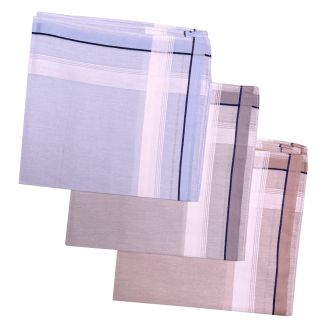 Fako Fashion® - Heren Zakdoeken - Zakdoek - 100% Katoen - 40x40cm - Serie 13 - 3 Stuks