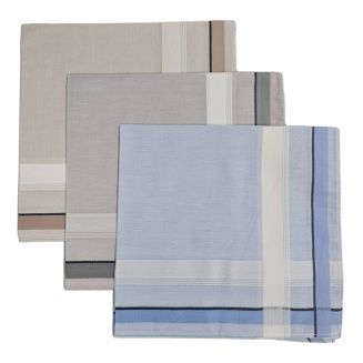 Fako Fashion® - Heren Zakdoeken - Zakdoek - 100% Katoen - 40x40cm - Serie 14 - 3 Stuks