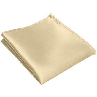 Fako Fashion® - Pochette - Pochet - Satijn - 22x22cm - Beige