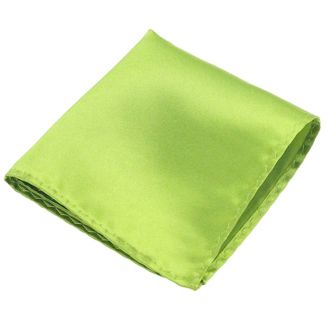 Fako Fashion® - Pochette - Pochet - Satijn - 22x22cm - Olijfgroen