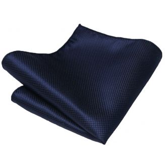 Fako Fashion® - Pochette - Pochet - Wafel - Kleine Ruit - 22x22cm - Navy Blauw