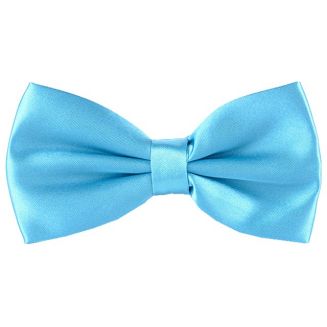 Fako Fashion® - Vlinderstrik - Vlinderdas - Satijn - 12.5cm - Turquoise