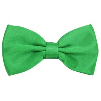Fako Fashion® - Vlinderstrik - Vlinderdas - Satijn - 12.5cm - Groen