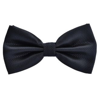 Fako Fashion® - Vlinderstrik - Vlinderdas - Kleine Ruit - 12cm - Zwart