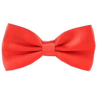 Fako Fashion® - Vlinderstrik - Vlinderdas - Glossy - 12.5cm - Rood