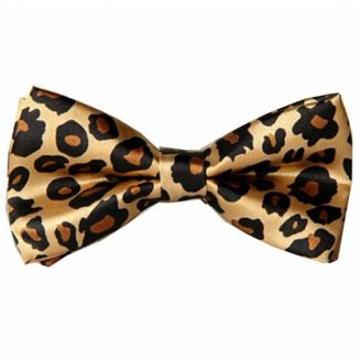 Fako Fashion® - Vlinderstrik - Vlinderdas - Print - 12cm - Panterprint