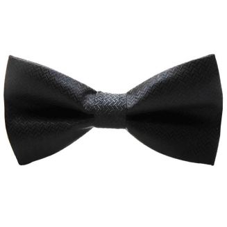 Fako Fashion® - Vlinderstrik - Vlinderdas - Deluxe - 12cm - Zwart Streepjes