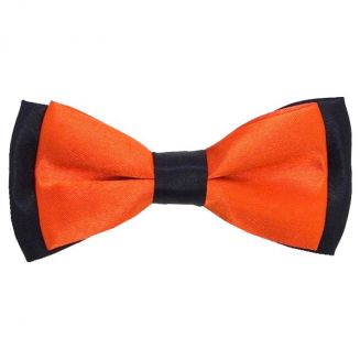 Fako Fashion® - Kinder Vlinderstrik - Vlinderdas - Duo Tone - 10cm - Oranje