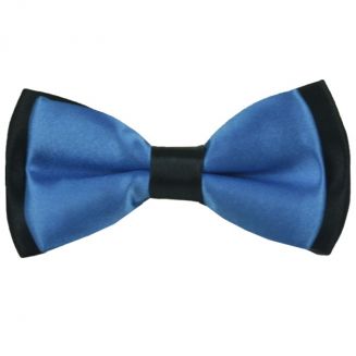 Fako Fashion® - Kinder Vlinderstrik - Vlinderdas - Duo Tone - 10cm - Blauw
