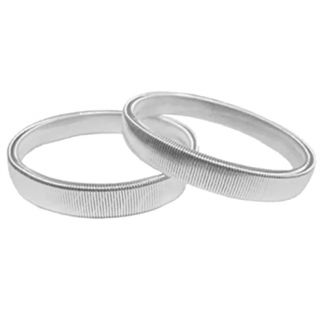 Fako Bijoux® - Mouwophouders - Classic - Metaal - 20cm - Zilverkleurig