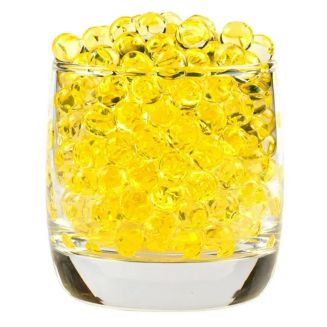 Fako Bijoux® - Waterparels - Water Absorberende Balletjes - 8-9mm - Geel - 10.000 Stuks
