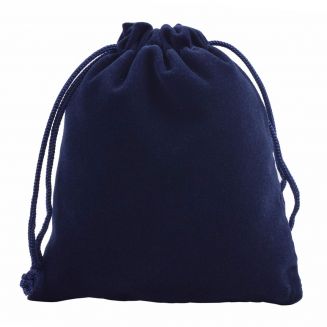 Fako Bijoux® - Fluweel Cadeau Zakjes - Velours - 7x9cm - Donkerblauw - 50 Stuks