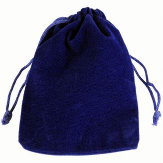 Fako Bijoux® - Fluweel Cadeau Zakjes - Velours - 10x12cm - Donkerblauw - 50 Stuks