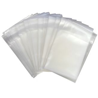 Fako Bijoux® - Cellofaan Zakjes Frosted 8x10cm - Zakjes Met Plakstrip - Zelfklevende Zakjes - Uitdeelzakjes - Mat Transparant - 100 Stuks