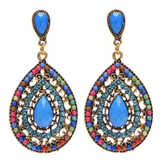 Fako Bijoux® - Oorbellen - Bohemian - Druppel - Multicolour
