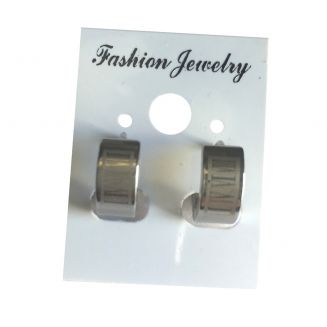 Fako Bijoux® - Oorbellen - Oorringen - Stainless Steel - Roman