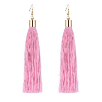 Fako Bijoux® - Oorbellen - Kwast XL - Roze