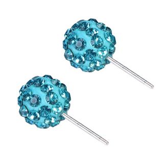 Fako Bijoux® - Oorbellen - Disco Dots - Steker - Mini - Turquoise
