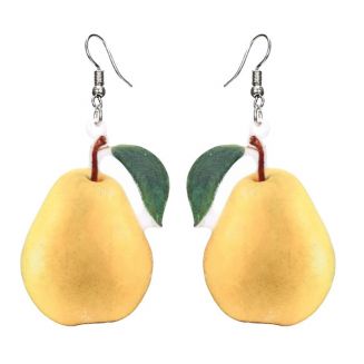 Fako Bijoux® - Oorbellen - Groente & Fruit - Peer