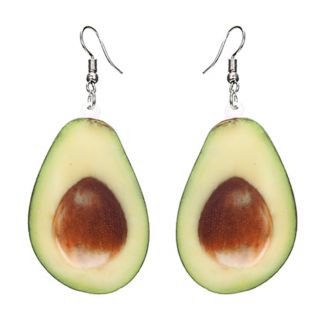 Fako Bijoux® - Oorbellen - Groente & Fruit - Avocado