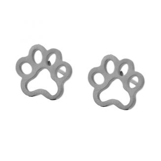Fako Bijoux® - Oorbellen - Steker - RVS - Stainless Steel - Pootjes Open - Zilverkleurig