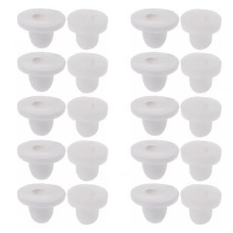 Fako Bijoux® - Oorbel Achterkantjes Voor Oorclips - Soft Pads Oorclip - 50 Stuks