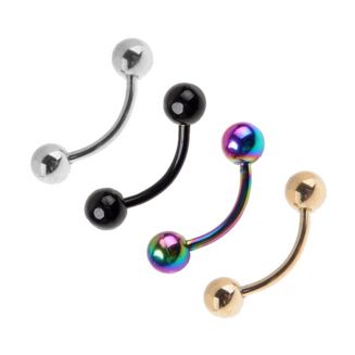 Fako Bijoux® - Wenkbrauw Piercing - 4mm - Set - 4 Stuks