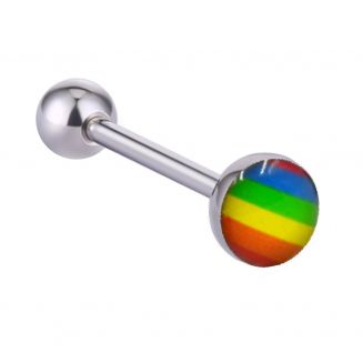 Fako Bijoux® - Tongpiercing - Logo - Regenboog
