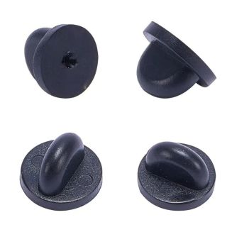 Fako Bijoux - 10 Rubberen Pin Backs - Vlinder Clutch Backings - Pin Cap Keepers - Vervanging Voor Broche Sieraden - 10 Stuks