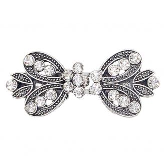 Fako Bijoux® - Vestsluiting Classic - Vestclip - Butterfly - Zilverkleurig