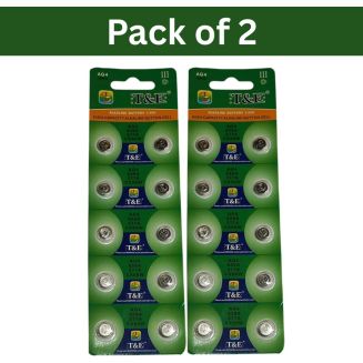 T&E High Capacity - Horloge Batterij - SR626SW - AG4 - 377 - 1.55V - 20 Stuks