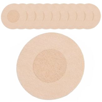 Fako Bijoux - 50x Tepelstickers - Tepelbedekker - Tepelplakkers - Tepel Stickers - Nipple Covers - Tepel BH - Rond- 25 Paar - 50 Stuks