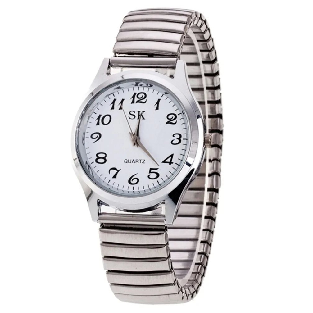 Fako - Horloge - Rekband - SK - 36mm - Zilverkleurig - Wit