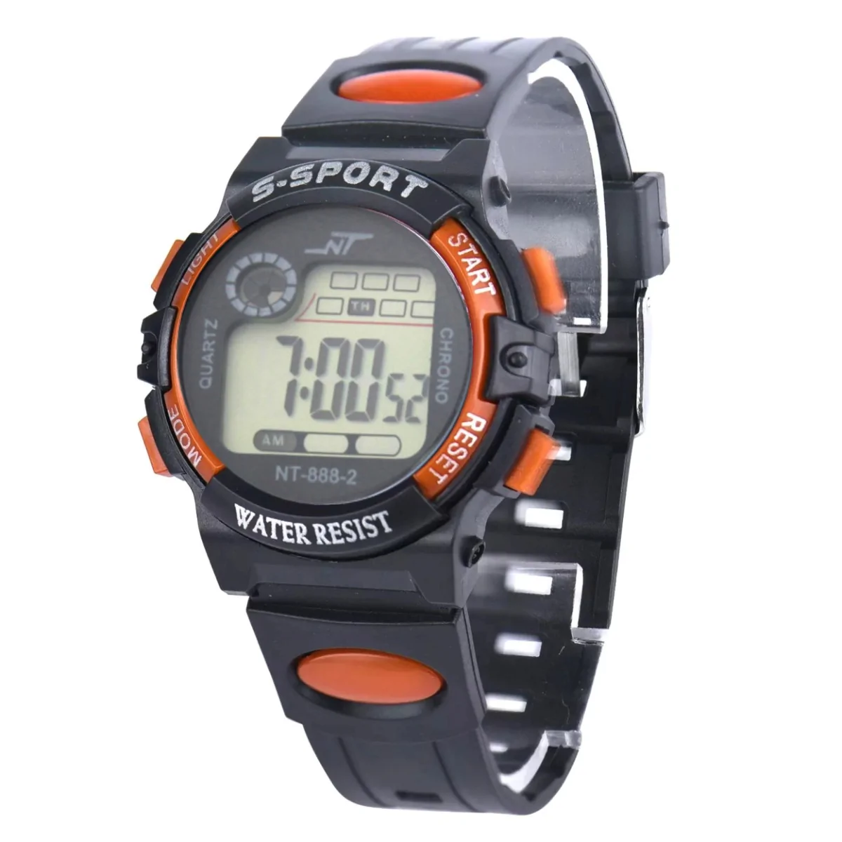 Fako - Kinderhorloge - LCD Sport Mini - Oranje