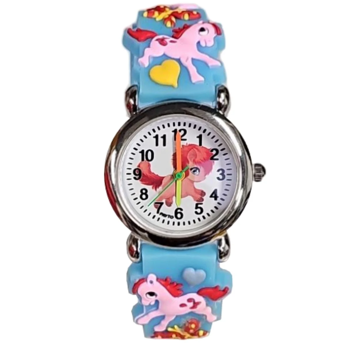 Fako - Kinderhorloge - 3D - Eenhoorn Mini – Lichtblauw