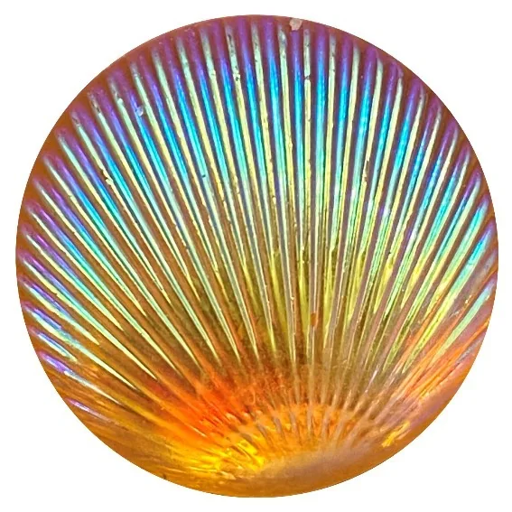 Fako Bijoux - Click Button - Shiny Schelp - Oranje