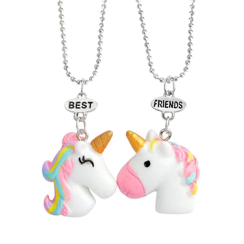 Fako Bijoux - Vriendschapsketting - Eenhoorn - Unicorn - Best Friends