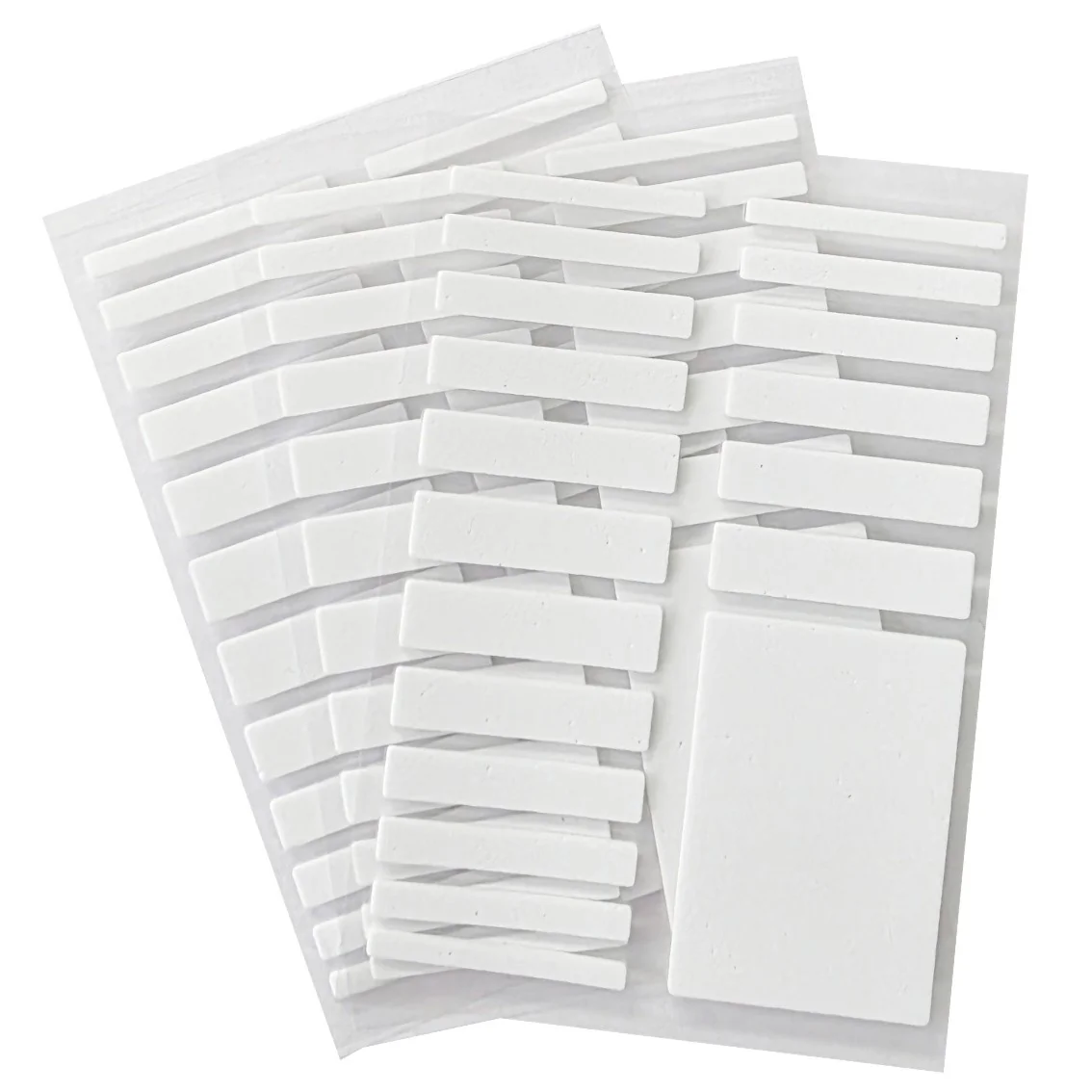 Fako Bijoux - Ringverkleiner EVA Foam Strips Set - Ring Verkleiner - Zelfklevende Foam Strips - 3 Vellen - 57 Stuks - Wit