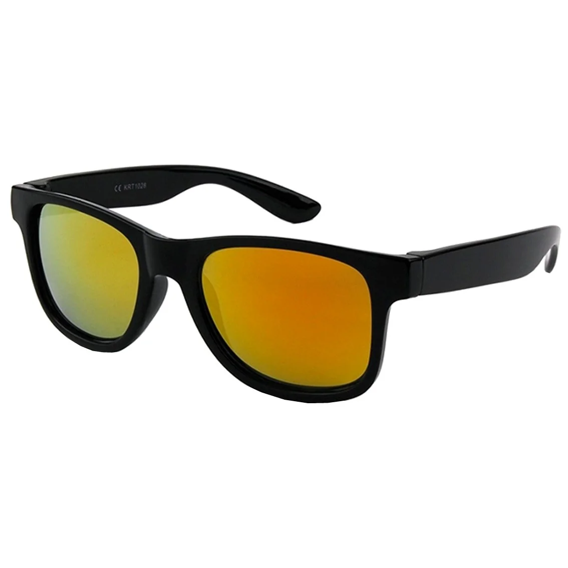 Fako Fashion - Kinder Zonnebril Classic - Jongens Zonnebril - Meisjes Zonnebril - Spiegel Goud/Rood