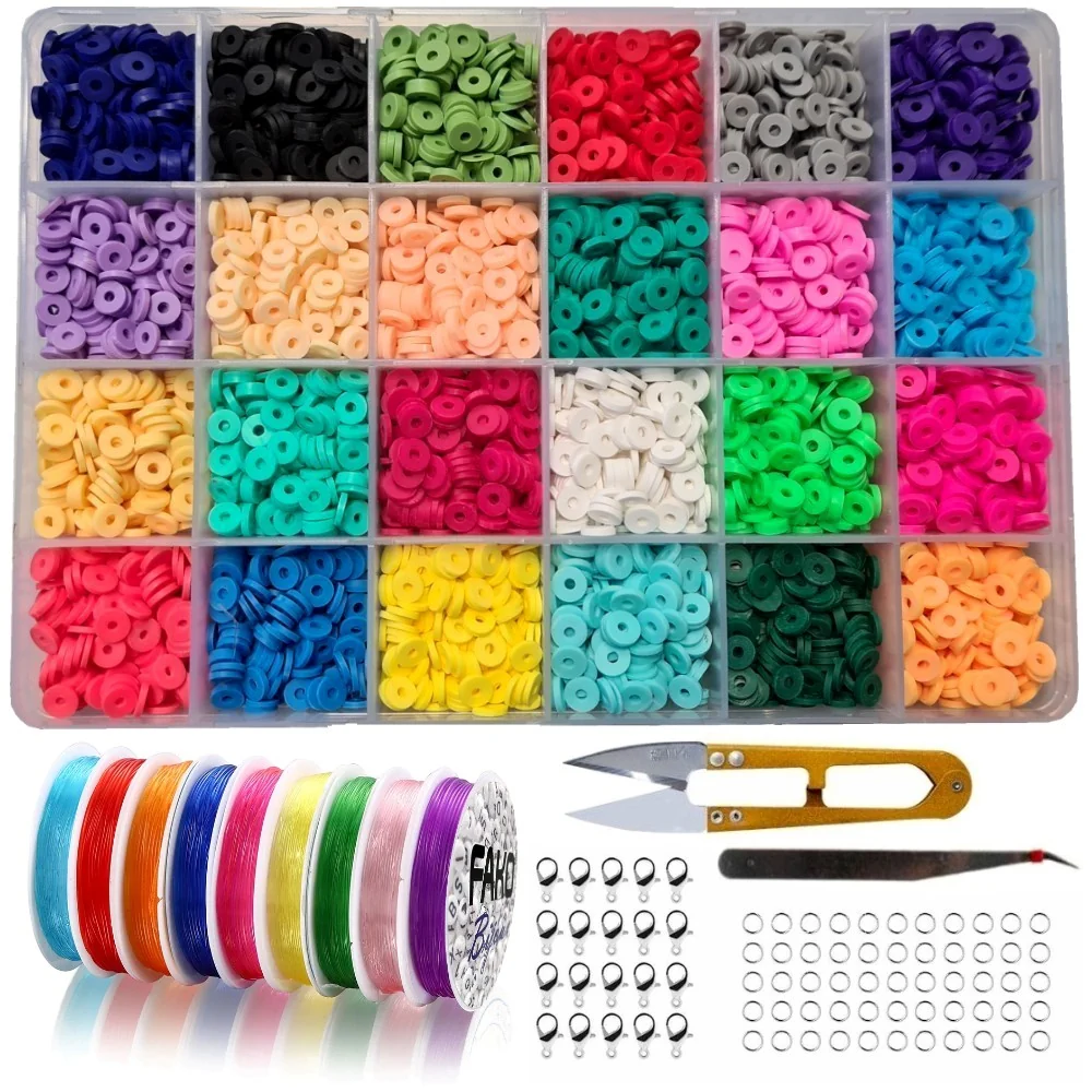 Fako Bijoux - DIY Katsuki Kralen Set DLX - Sieraden Maken Kit - Zelf Sieraden Maken - 6mm - 4800 Stuks