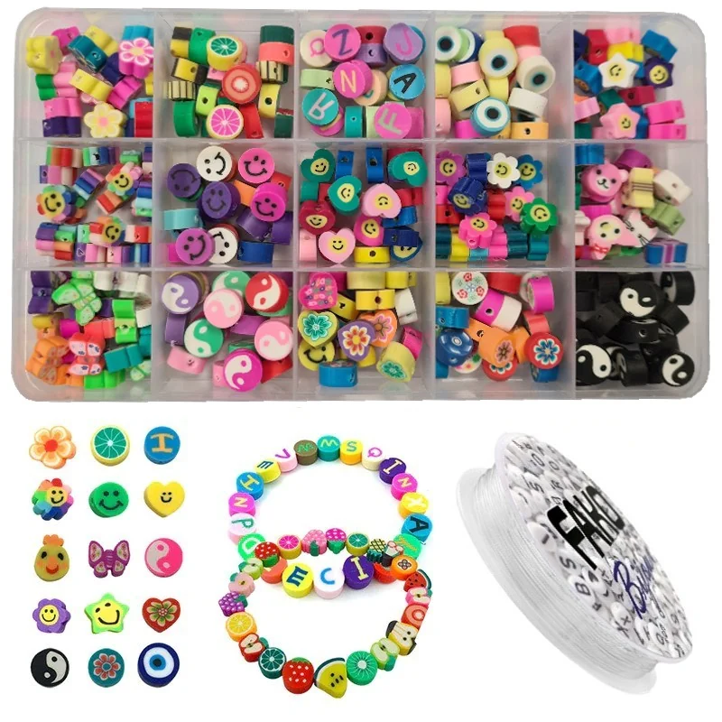 Fako Bijoux - DIY Kleikralen Set - Klei Kralen - Figuurkralen - Sieraden Maken - 10mm - Mix