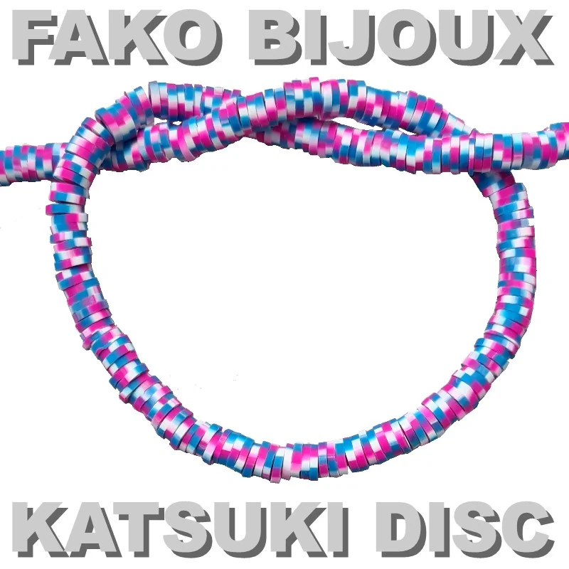 Fako Bijoux - Katsuki Disc Kralen - Polymeer Kralen - Surf Kralen - Kleikralen - 6mm - 350 Stuks - Gestreept 1